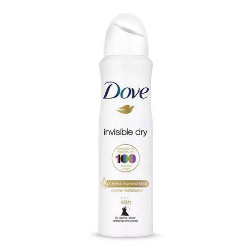 Desodorante Dove Aerosol Invisible Dry com 150ml