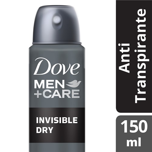 Desodorante Dove Aerosol Masculino Invisible Dry 150ml