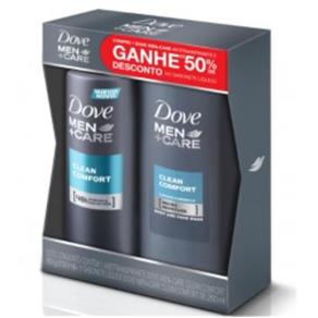 Desodorante Dove Clean Comfort 89G + Sabonete Líquido 250Ml