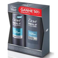 Desodorante Dove Clean Comfort 89g + Sabonete Líquido 250ml
