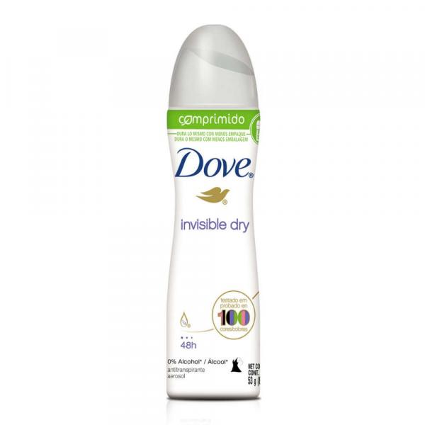 Desodorante Dove Comprimido Aerosol Invisible Dry 53g - Dove