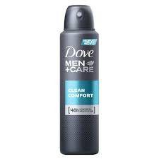 Desodorante Dove Men Aerosol Clean Comfort / 150ml - Unilever