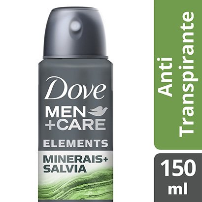 Desodorante Dove Men + Care Aerosol Antitranspirante Minerais e Sálvia 150ml