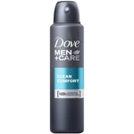 Desodorante Dove Men + Care Clean Comfort aerosol 150mL