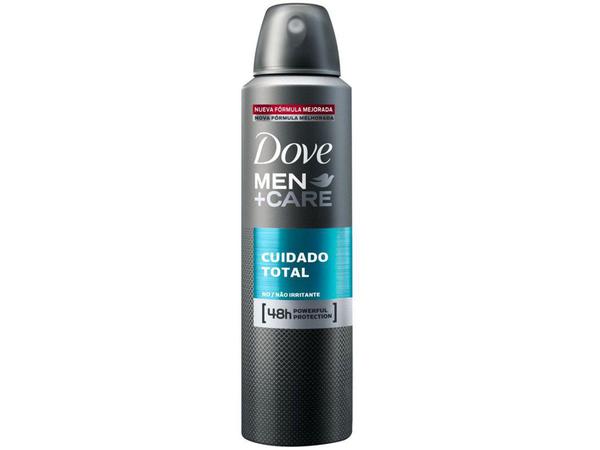 Desodorante Dove Men+Care Cuidado Total Aerossol - Antitranspirante Masculino 150ml