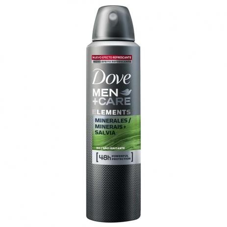 Desodorante Dove Men + Care Minerais e Sálvia Aerosol com 150mL - Unilever