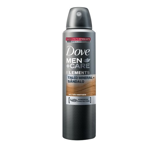 Desodorante Dove Men Care Talco Mineral + Sandalo Aerossol 89g