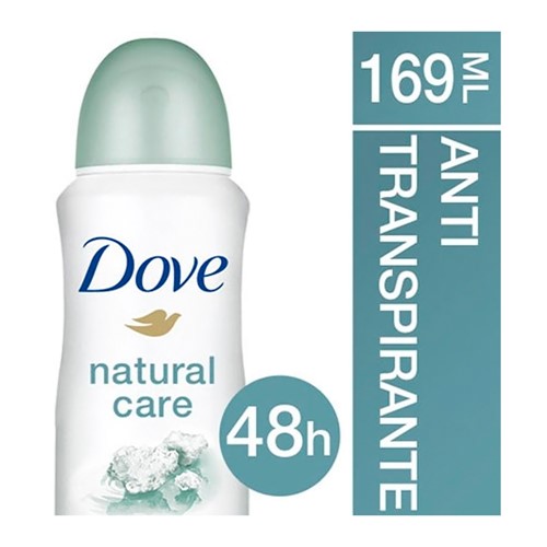 Desodorante Dove Natural Care Aerosol Antitranspirante 48h com 100g