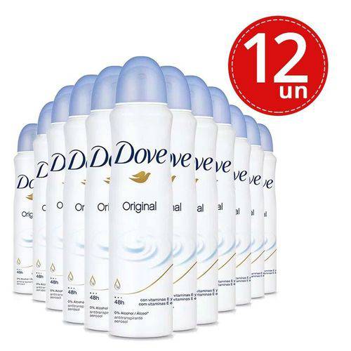 Desodorante Dove Original Aerosol 150ml/89g 12 Unidades