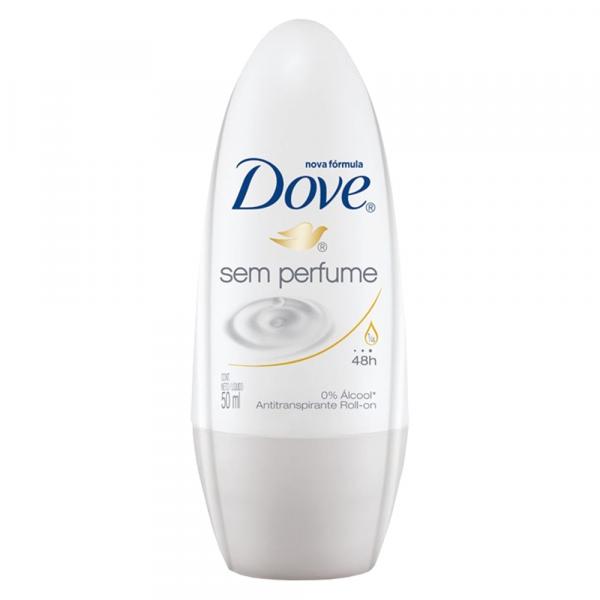 Desodorante Dove Roll On Sem Perfume - 50ml - Unilever