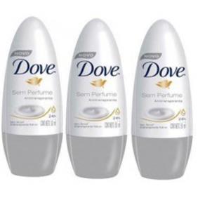 Desodorante Dove Roll On Sem Perfume Feminino 50 Ml Leve 3 Pague 2