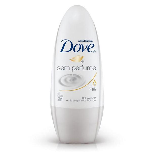 Desodorante Dove Roll On Sensitive Skin Sem Perfume 50ml