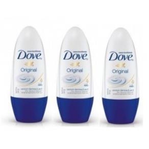 Desodorante Dove Roll On Unissex 50Ml Leve 3 Pague 2