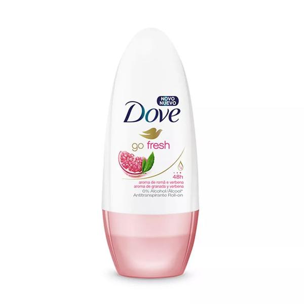 Desodorante Dove Rollon Go Fresh Romã e Verbena - 50ml - Unilever
