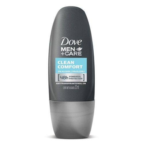 Desodorante Dove Rollon Men Clean Comfort 30ml