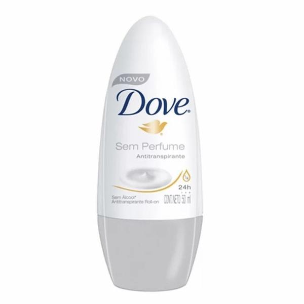 Desodorante Dove Sem Perfume Roll On 50ml - Unilever