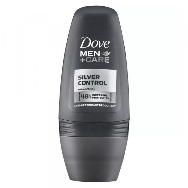 Desodorante Dove Silver Control Roll On - 50ml - Unilever