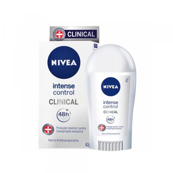 Desodorante em Barra Antitranspirante Intense Control Clinical 48h - Nivea