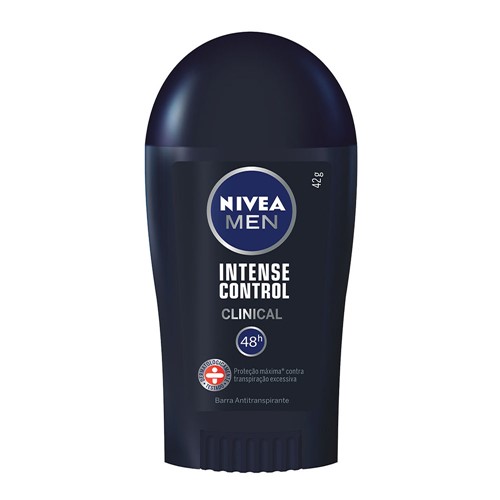 Desodorante em Barra Nivea Clinical Intense Control Masculino 42g