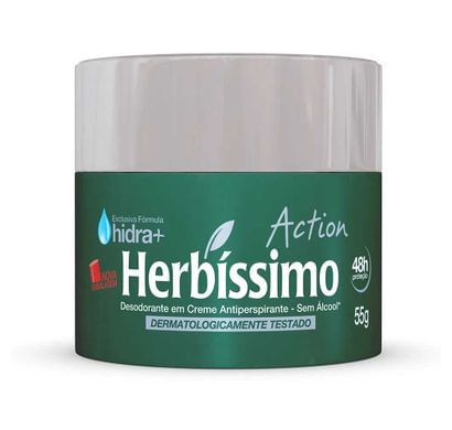 Desodorante em Creme Action 55g - Herbíssimo