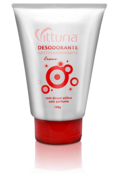 Desodorante em Creme Antitranspirante Sem Perfume 150g - Vitturia