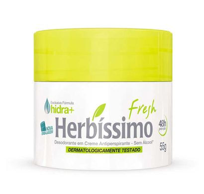 Desodorante em Creme Fresh 55g - Herbíssimo