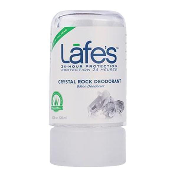 Desodorante em Pedra Antibactericida Natural e Vegano Crystal Rock Stick 120g Lafes - Lafess