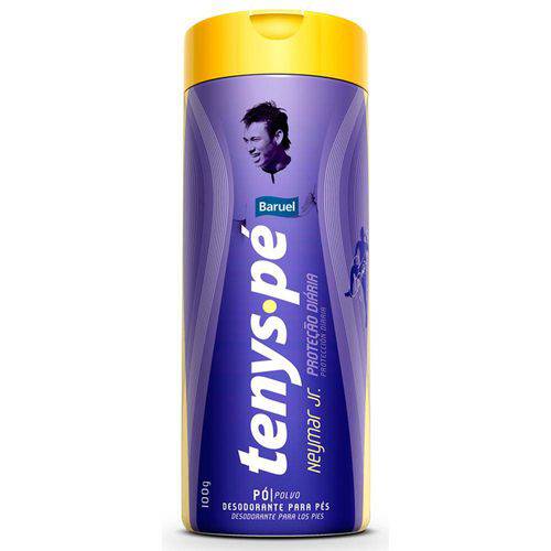 Desodorante em Pó para os Pés Edição Especial Neymar Jr. Tenys Pé (100g) – Baruel