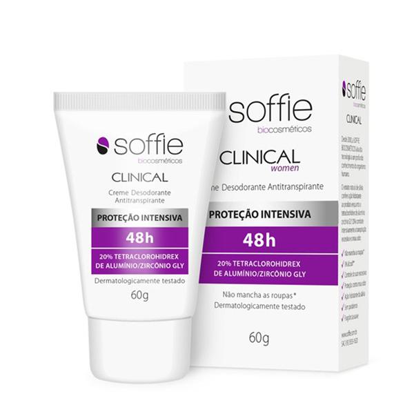 Desodorante Esportivo Antitranspirante Soffie Clinical Women 48h - Soffie Biocosméticos