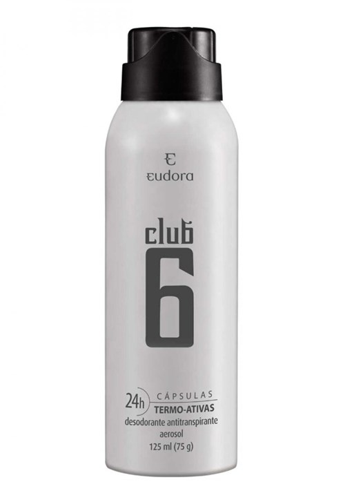 Desodorante Eudora Club 6 Cinza