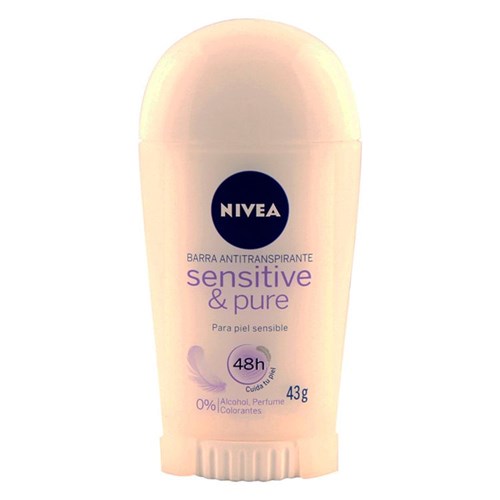 Desodorante Femenino Sensitive & Pure Nivea 40 Ml