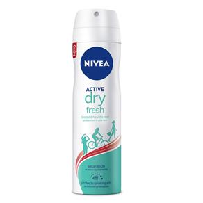 Desodorante Feminino Aerosol Nivea Active Dry Fresh - 150ml