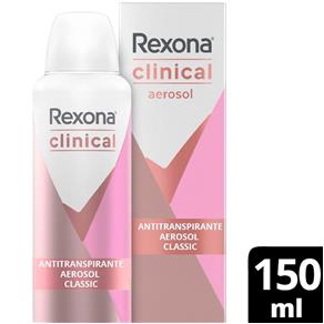 Desodorante Feminino Rexona Clinical Aerosol 150ml