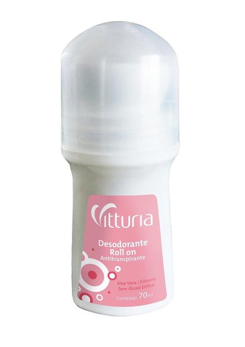 Desodorante Feminino Roll On Antitranspirante Vitturia 70Ml