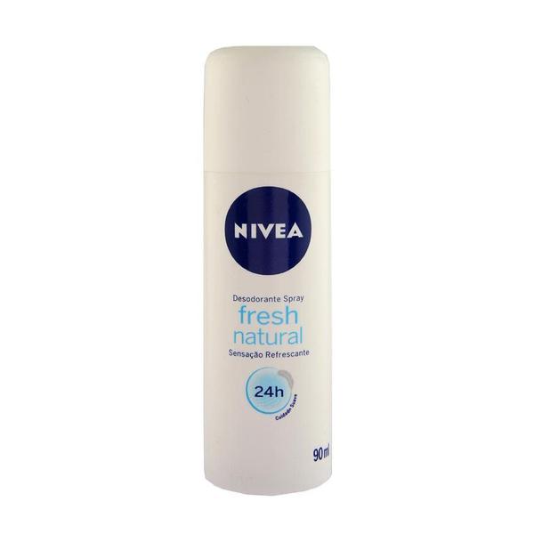 Desodorante Feminino Spray Fresh Natural 24h 90ml - Nivea