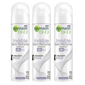 Desodorante Garnier Aerosol Bí-O Invisible Sem Perfume Leve 3 Pague 2