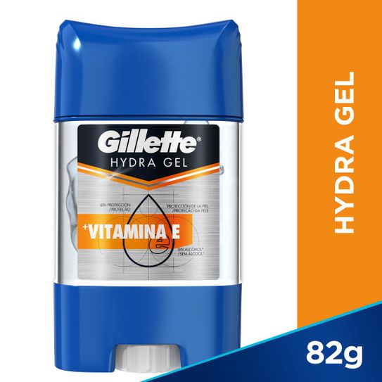 Desodorante Gel Antitranspirante Gillette Hydra Gel Vitamina e 82g