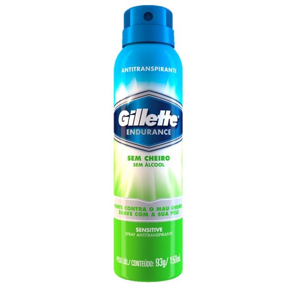 Desodorante Gillette Antitranspirante Aerossol Sensitive 150mL