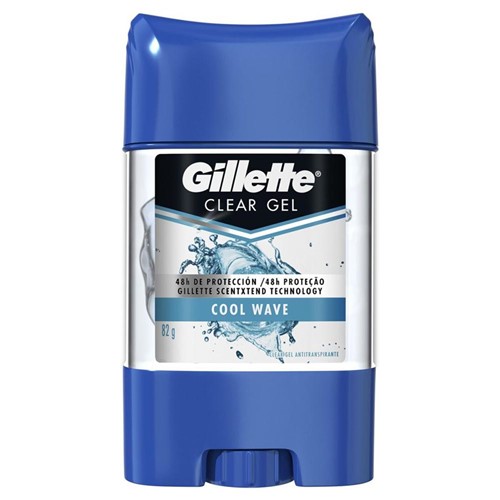 Desodorante Gillette Antitranspirante Clear Gel Cool Wave 82g - Tricae