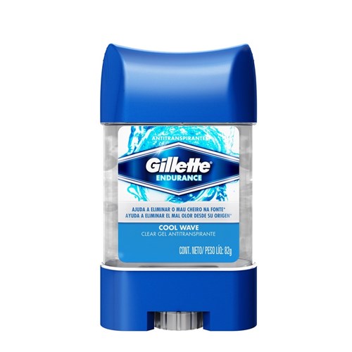Desodorante Gillette Antitranspirante Clear Gel Cool Wave 82G