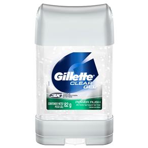 Desodorante Gillette Antitranspirante Clear Gel Power Rush 82g