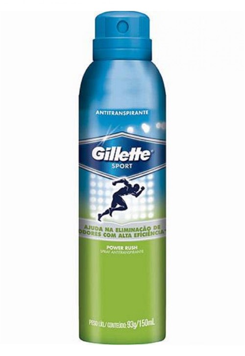 Desodorante Gillette Antitranspirante Power Rush 93g