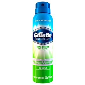Desodorante Gillette Antitranspirante Spray Sensitive - 150ml