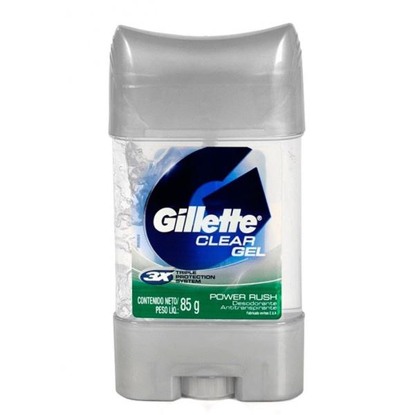 Desodorante Gillette Clear Gel Power Rush 85g