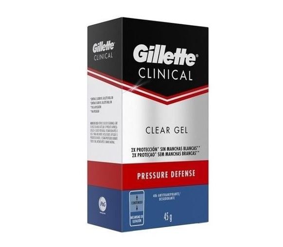Desodorante Gillette Clinical Clear Gel 45g
