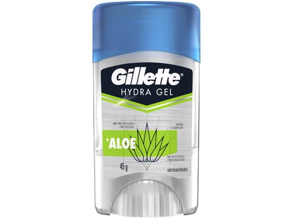 Desodorante Gillette Gel Antitranspirante - Masculino Hydra Gel 45g 2 Unidades