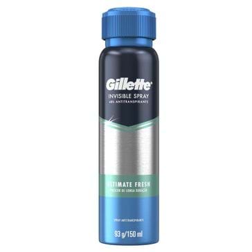 Desodorante Gillette Invisible Spray Ultimate Fresh 93g/150ml