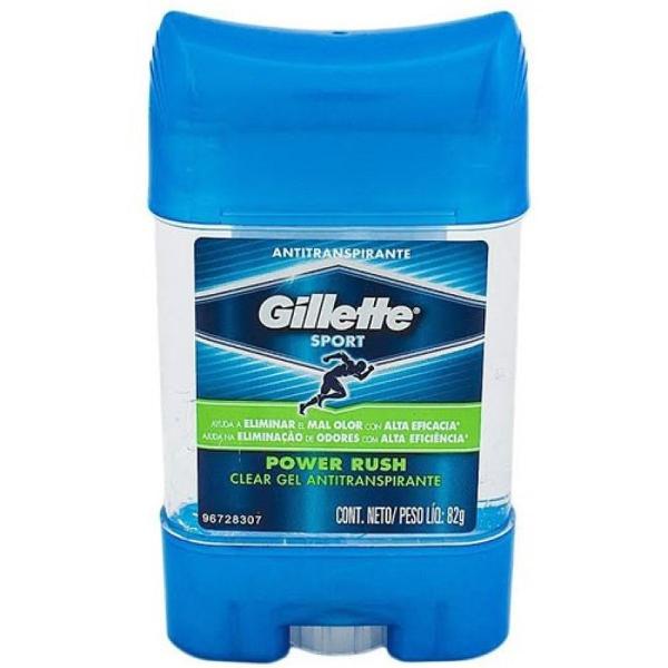 Desodorante Gillette Sport Clear Gel Power Rush - 82gr - Procter Glambe