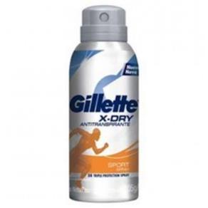 Desodorante Gillette Spray X-Dry Sport Arctic Ice Masculino 150Ml