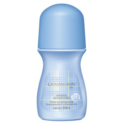Desodorante Giovanna Baby Blue Roll-on Antiperspirante 24h com 50ml